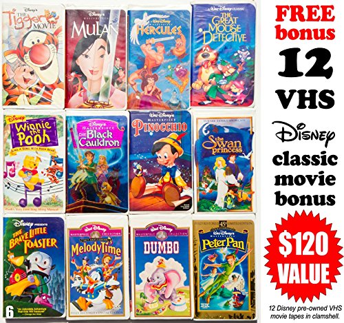 Panasonic-13-TVVCR-Combo-12-FREE-Disney-VHS-Movies-0-1