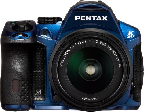 Pentax-K-30-Weather-Sealed-16-MP-CMOS-Digital-SLR-with-18-55mm-Lens-Blue-0-1