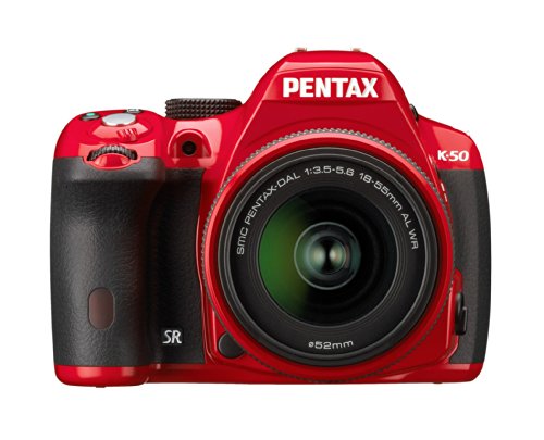 Pentax-K-50-16MP-Digital-SLR-Camera-Kit-with-DA-L-18-55mm-WR-f35-56-and-50-200mm-WR-Lenses-Red-0-1