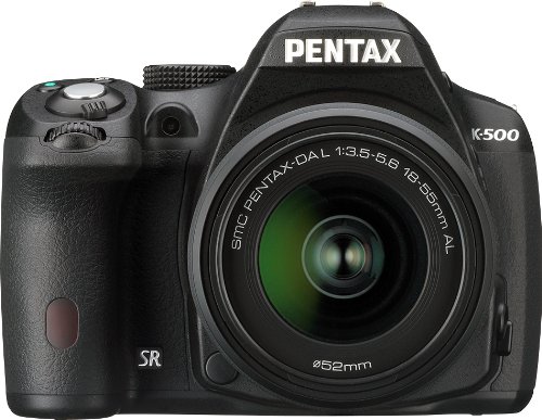 Pentax-K-500-16MP-Digital-SLR-Camera-Kit-with-DA-L-18-55mm-f35-56-Lens-Black-0-0