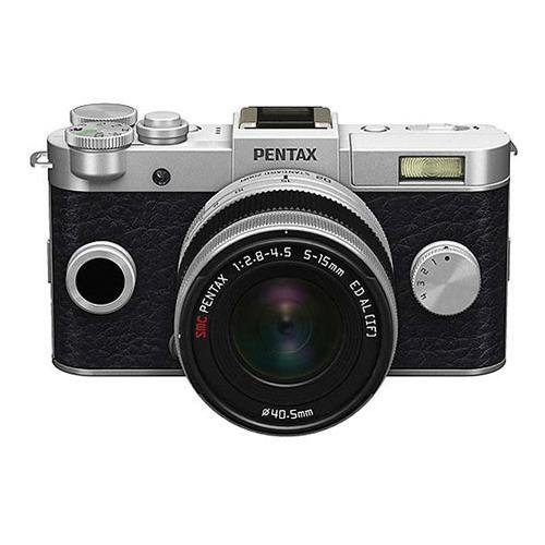 Pentax-Q-S1-Mirrorless-Digital-Camera-with-5-15mm-Zoom-Lens-Shake-Reduction-3-inch-LCD-Monitor-5-FPS-Full-1080p-h264-HD-video-Bright-Silver-Charcoal-Black-0
