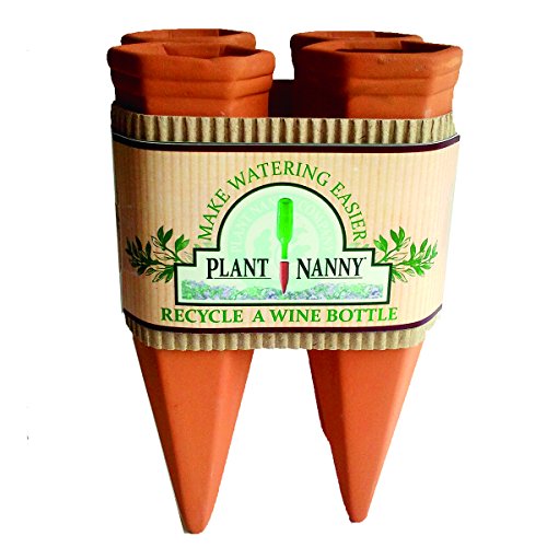 Plant-Nanny-6051-4-Count-Wine-Bottle-Stake-Set-0