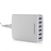 Poweradd-50W-6-Port-Family-Sized-USB-Desktop-Charger-for-iPhones-iPads-iPods-Samsung-Tab-2-3-4-Galaxy-Series-Phones-Smartphones-Tablets-and-More-0