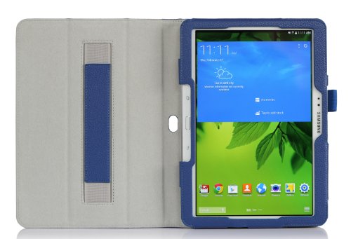 ProCase-Samsung-Galaxy-Tab-PRO-101-Tablet-Case-with-bonus-stylus-pen-Tri-Fold-Smart-Cover-Stand-Case-for-Galaxy-TabPRO-101-inch-SM-T520T525-Navy-Dark-Blue-0-0