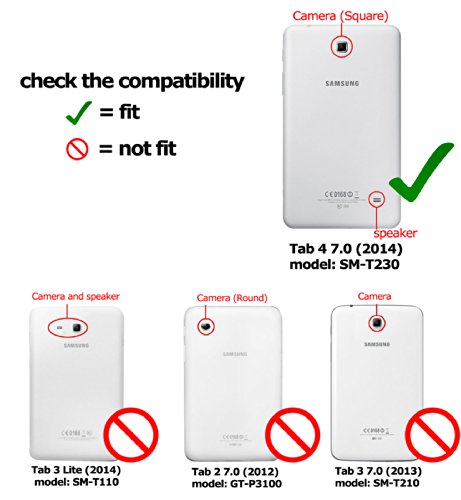 ProCase-SlimSnug-Cover-Case-for-Samsung-Galaxy-Tab-4-70-Tablet-2014-7-inch-Tab-4-SM-T230-T231-T235-Black-0-0