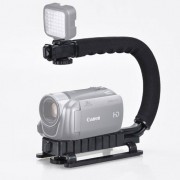 Professional-LED-Video-Light-Action-Stabilizing-Handle-Package-for-Canon-Nikon-Sony-Pentax-Sigma-Fuji-Olympus-Panasonic-JVC-Samsung-Cameras-Camcorders-0-5