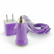 Purple-Car-Wall-Charger-Adapter-Data-Cable-for-Apple-iPod-4th-Gen-20GB-0