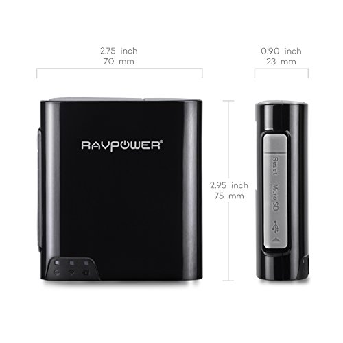RAVPower-All-In-One-FileHub-Wireless-N-Travel-Router-USB-Micro-SD-SDXC-TF-Memory-Card-Reader-Card-with-6000-mAh-portable-charger-USB-Hard-drive-Flash-Mobile-Storage-Media-Sharing-for-iOS-android-devic-0-5