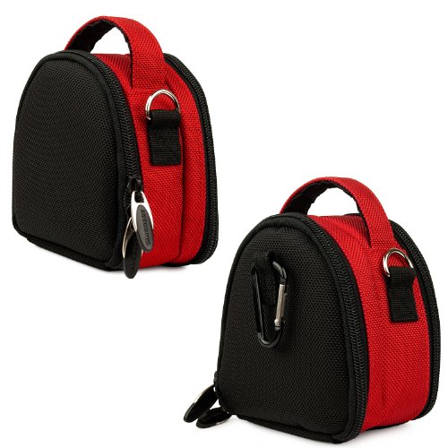 Red-Limited-Edition-Camera-Bag-Carrying-Case-for-Kodak-EasyShare-MINI-TOUCH-SLICE-SPORT-Point-and-Shoot-Digital-Camera-0-0