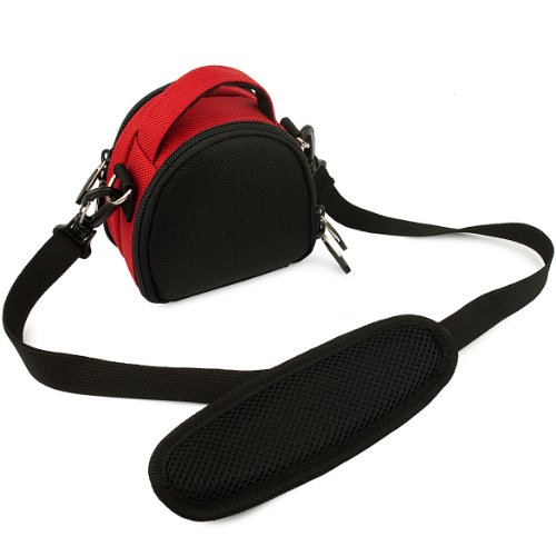 Red-Limited-Edition-Camera-Bag-Carrying-Case-for-Kodak-EasyShare-MINI-TOUCH-SLICE-SPORT-Point-and-Shoot-Digital-Camera-0-4