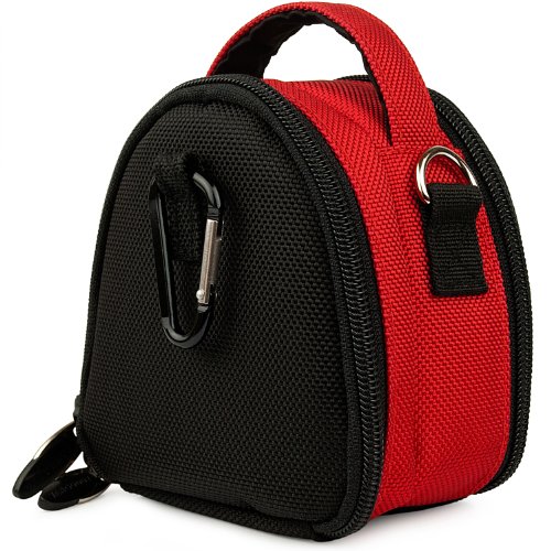 Red-Limited-Edition-Camera-Bag-Carrying-Case-for-Kodak-EasyShare-MINI-TOUCH-SLICE-SPORT-Point-and-Shoot-Digital-Camera-0-8