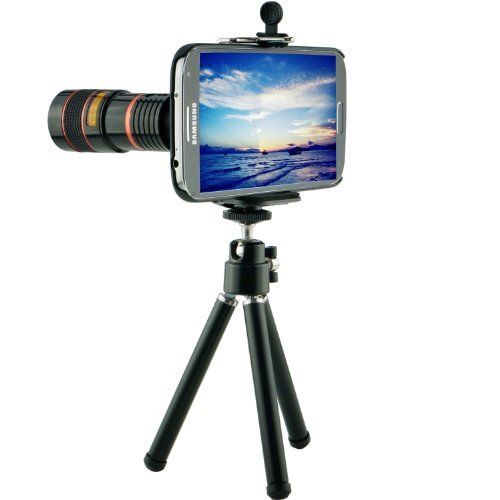Samsung-Galaxy-S4-Camera-Lens-Kit-including-8x-Telephoto-Lens-Fisheye-Lens-Macro-Lens-Wide-Angle-Lens-Mini-Tripod-Universal-Phone-Holder-Hard-Case-for-Samsung-Galaxy-S4-i9500-Velvet-Phone-Bag-CamKix-M-0-2