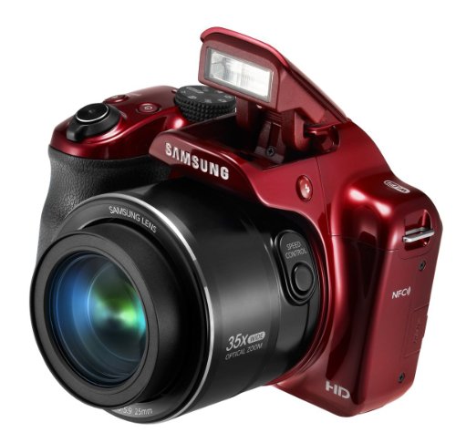 Samsung-WB1100F-162MP-CCD-Smart-WiFi-NFC-Digital-Camera-with-35x-Optical-Zoom-30-LCD-and-720p-HD-Video-Red-Certified-Refurbished-0-3