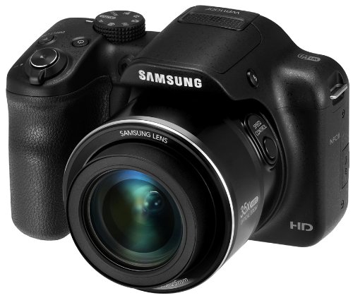 Samsung-WB1100F-162MP-CMOS-Smart-WiFi-NFC-Digital-Camera-with-35x-Optical-Zoom-30-LCD-and-720p-HD-Video-Black-0