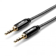 Sentey-Audio-Cable-35mm-Braided-Stereo-Audiophile-Grade-Sentey-10-Meter-3ft-Male-to-Male-Black-Cable-Audio-Premium-Metal-Stereo-Audio-Cable-Connector-and-Shell-Premium-35mm-Gold-Connectors-Car-Audio-C-0-0