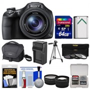 Sony-Cyber-Shot-DSC-HX400V-Wi-Fi-Digital-Camera-with-64GB-Card-Case-Battery-Charger-Tripod-TeleWide-Lenses-Filters-Kit-0