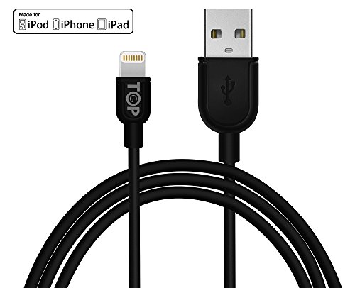 TopG-Apple-MFI-Certified-Lifetime-Warranty-High-Speed-Lightning-to-USB-Cable-33ft-1m-for-iPhone-5s-5c-5-iPad-Air-mini-mini2-iPad-4th-generation-iPod-5th-generation-and-iPod-nano-7th-generation-Chargin-0