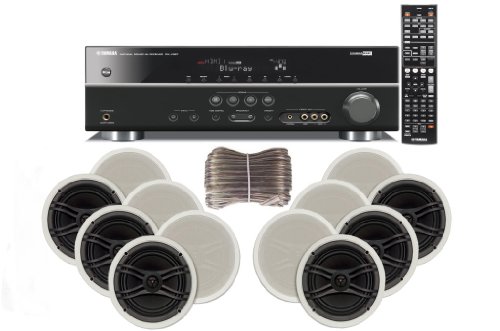 Yamaha-3D-Ready-51-Channel-500-Watts-Digital-Home-Theater-AudioVideo-Receiver-with-a-USB-Cable-for-iPodiPhone-Natural-Sound-In-Ceiling-Flush-Mount-2-Way-120-watt-Speakers-with-1-inch-Tweeters-8-inch-W-0