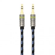 iKross-10-Feet-35mm-Jack-Braided-Sleeve-jacket-Stereo-Auxiliary-Aux-Audio-Cable-Black-Blue-for-iPhone-iPod-Smartphone-Tablets-and-MP3-Players-0