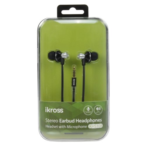 iKross-35mm-Stereo-Earbuds-with-Microphone-Silver-Zebra-Small-Headset-Case-for-LG-Optimus-F60-Tribute-Transpyre-G3-Vigor-G-Vista-G3-Volt-Optimus-Exceed-2-Optimus-L90-Optimus-L70-Lucid-3-Optimus-Zone-2-0-5