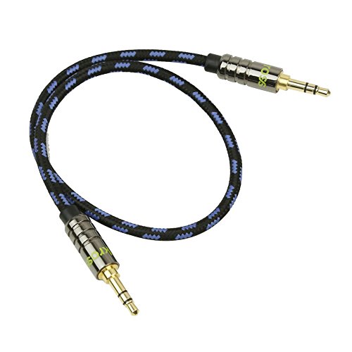 iKross-4-Pack-35mm-Jack-Braided-Sleeve-jacket-Stereo-Auxiliary-Aux-Audio-Cable-BlackBlue-for-iPhone-iPod-Smartphone-Cellphone-Tablets-and-MP3-Players-1ft-3ft-6ft-10ft-0-1
