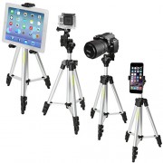 iKross-41-inch-Portable-Light-weight-Tripod-with-Adapters-for-Gopro-HERO-Apple-iPhone-iPad-Samsung-Smartphone-Tablet-Digital-Camera-and-more-0-2