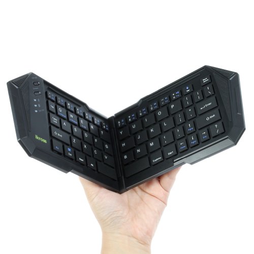 iKross-Foldable-Wireless-Bluetooth-Compact-Keyboard-For-ASUS-Asus-VivoTab-8-Transformer-Book-T200TA-Pad-TF303CL-Pad-TF103C-MeMO-Pad-8-7-and-Other-Tablet-Android-Mobile-Phone-and-more-0-6