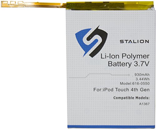 iPod-Replacement-Battery-Stalion-Strength-iPod-Touch-4-4th-Generation-930mAh-37V-Li-Polymer-Battery-24-Month-WarrantyAPN-616-0550-Apple-Model-A1367-0