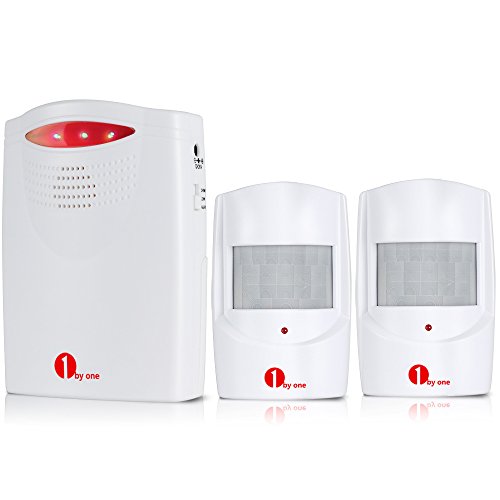 1byone-Safety-Driveway-Patrol-Infrared-Wireless-Home-Security-Alert-Alarm-System-Kit-One-Receiver-and-Two-Sensors-0