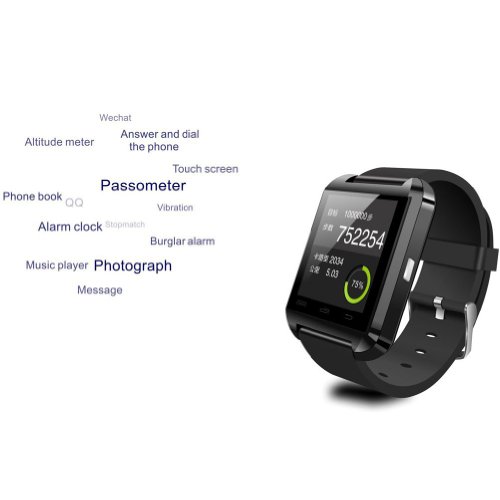 2014-Luxury-U8-Bluetooth-Smart-Watch-WristWatch-Phone-with-Camera-Touch-Screen-for-IOS-Iphone-Android-Smartphone-Samsung-Smartphone-Black-0-0
