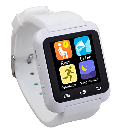 5ive-U80-Bluetooth-40-Smart-Wrist-Wrap-Watch-Phone-for-Smartphones-IOS-Android-Apple-iphone-55C5S66-Puls-Android-Samsung-S3S4S5-Note-2Note-3-Note-4-HTC-Sony-White-0