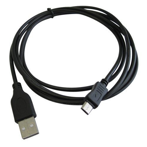6ft-Cable-Forge-USB-for-Huawei-U-8150-IDEOS-Cell-Phone-ChargerDataSyncComputer-M-to-Male-USB-20-Charging-Wire-Line-Black-6-Feet-0