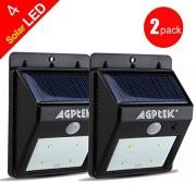 AGPtEK-Solar-Powered-Wireless-LED-Security-Motion-Sensor-Light-Outdoor-WallGarden-Lamp-Motion-Sensor-Detector-Activated-with-Dusk-to-Dawn-Dark-Sensing-Auto-On-Off-Function-for-Patio-Deck-Yard-Garden-H-0