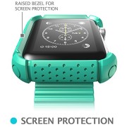 Apple-Watch-Case-i-Blason-Rugged-Protective-Case-with-Strap-Bands-for-Apple-Watch-Watch-Sport-Watch-Edition-2015-Release-2015-38-mm-Green-0-2