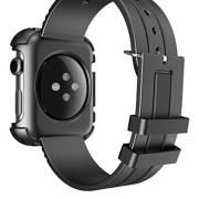 Apple-Watch-Case-i-Blason-Rugged-Protective-Case-with-Strap-Bands-for-Apple-Watch-Watch-Sport-Watch-Edition-2015-Release-2015-42-mm-Black-0-1