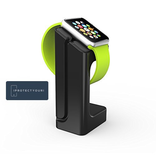 Apple-Watch-Stand-iProtectYouri-Charging-Dock-Apple-Watch-Charging-Stand-NEW-Apple-Watch-Stand-High-Quality-Plastic-build-cradle-holds-Apple-Watch-Comfortable-viewing-angle-easy-use-quick-connection-f-0-3