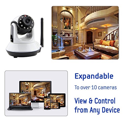AutoGeneral-1-Megapixel-720P-HD-Night-Vision-Wireless-IP-PanTilt-Network-Internet-Surveillance-Camera-with-IR-Cut-and-Built-in-Microphone-support-Cell-Phone-Remote-Monitoring-0-1