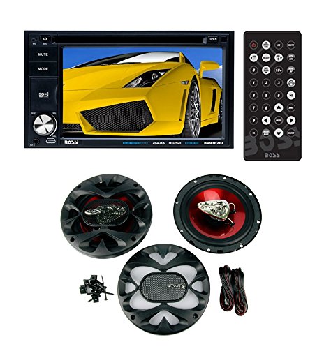 BOSS-BV9362BI-62-Bluetooth-Touchscreen-DVDCD-Car-Player-65-Speakers-Pair-0