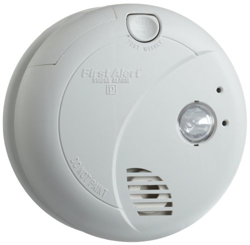 BRK-Brands-7020B-Hardwire-Photoelectric-Sensor-Smoke-Alarm-with-Battery-Backup-and-Escape-Light-0