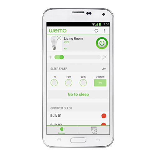Belkin-WeMo-F7C033-LED-Light-Bulb-Control-Your-Lights-From-Anywhere-with-the-Home-Automation-App-for-Smartphones-and-Tablets-Wi-Fi-Enabled-WeMo-Starter-Set-Required-0-0