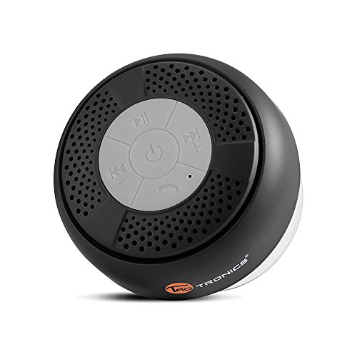 Bluetooth-Shower-Speaker-TaoTronics-Water-Resistant-Portable-Wireless-Shower-Speaker-Crisp-Sound-Build-in-Microphone-for-Hands-Free-Calling-Solid-Suction-Cup-6hrs-Play-Time-Control-Buttons-0-0