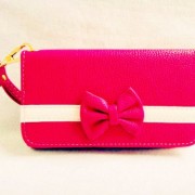 Bowknot-Bow-Girl-Cute-lovely-Leather-Wallet-Purse-Flip-Smart-Phone-Wristlet-Clutch-Leather-Wallet-Case-Cover-for-Pantech-HUAWEI-ZTE-Kyocera-Mobile-Cell-Phone-Boost-Mobile-Kyocera-Hydro-C5170-rosedark–0