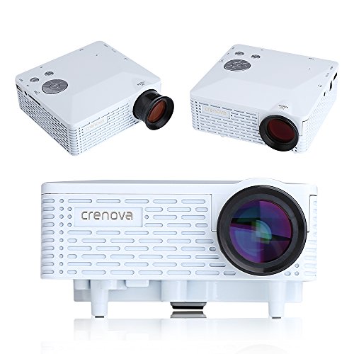 Crenova-BL-18-Eye-Protection-60-Lux-LED-Portable-Mini-Projector-Multimedia-HDMI-USB-SD-AV-VGA-for-PC-Laptop-Mac-Home-Cinema-Theater-LCD-Remote-Control-White-0-1
