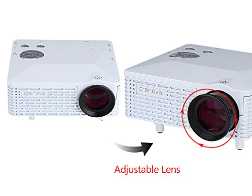 Crenova-BL-18-Eye-Protection-60-Lux-LED-Portable-Mini-Projector-Multimedia-HDMI-USB-SD-AV-VGA-for-PC-Laptop-Mac-Home-Cinema-Theater-LCD-Remote-Control-White-0-6