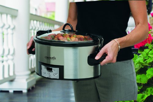 Crock-Pot-SCCPVL610-S-Programmable-Cook-and-Carry-Oval-Slow-Cooker-0-1