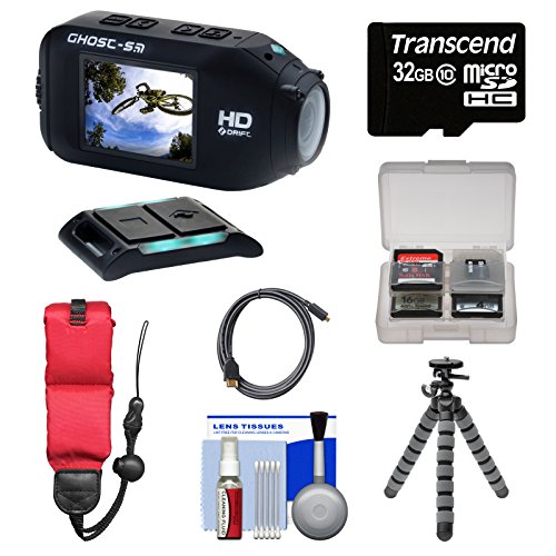 Drift-Innovation-HD-Ghost-S-Wi-Fi-Waterproof-Digital-Video-Action-Camera-Camcorder-with-32GB-Card-Floating-Strap-Flex-Tripod-Kit-0