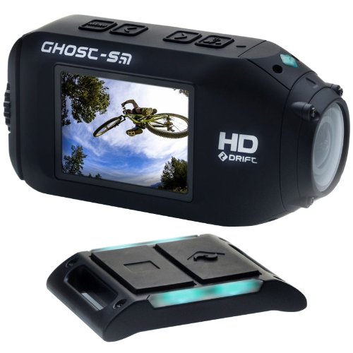 Drift-Innovation-HD-Ghost-S-Wi-Fi-Waterproof-Digital-Video-Action-Camera-Camcorder-with-64GB-Card-2-Helmet-Flat-Handlebar-Suction-Cup-Mounts-Battery-Case-Kit-0-0