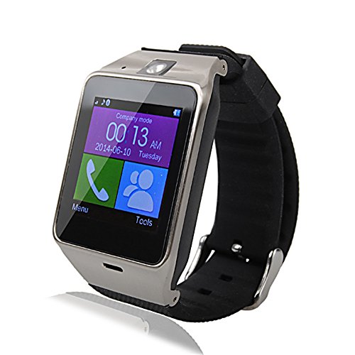 ELEGIANT-GV18-Smart-Bluetooth-30-NFC-Watch-Phone-Camera-TF-Card-Wristwatch-for-Smartphones-IOS-Partial-functions-iphone-55S6-Android-Full-functions-Samsung-S3S4S5S6S6-Edge-Note-234edge-HTC-M8M9-Sony-B-0-0