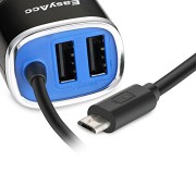 EasyAcc-25W-5A-2-Port-with-Coiled-Micro-USB-Cable-Car-Charger-for-Samsung-Apple-Android-Smartphones-Tablets-Black-0-0