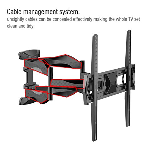 FLEXIMOUNTS-A20-Articulating-Full-Motion-Tilt-TV-Wall-Mount-for-most-of-32-50-inch-SamsungCobyLGTCLHaierVIZIOHisenseSharpSonyToshibaSeiki-LCD-LED-Tvs-0-5